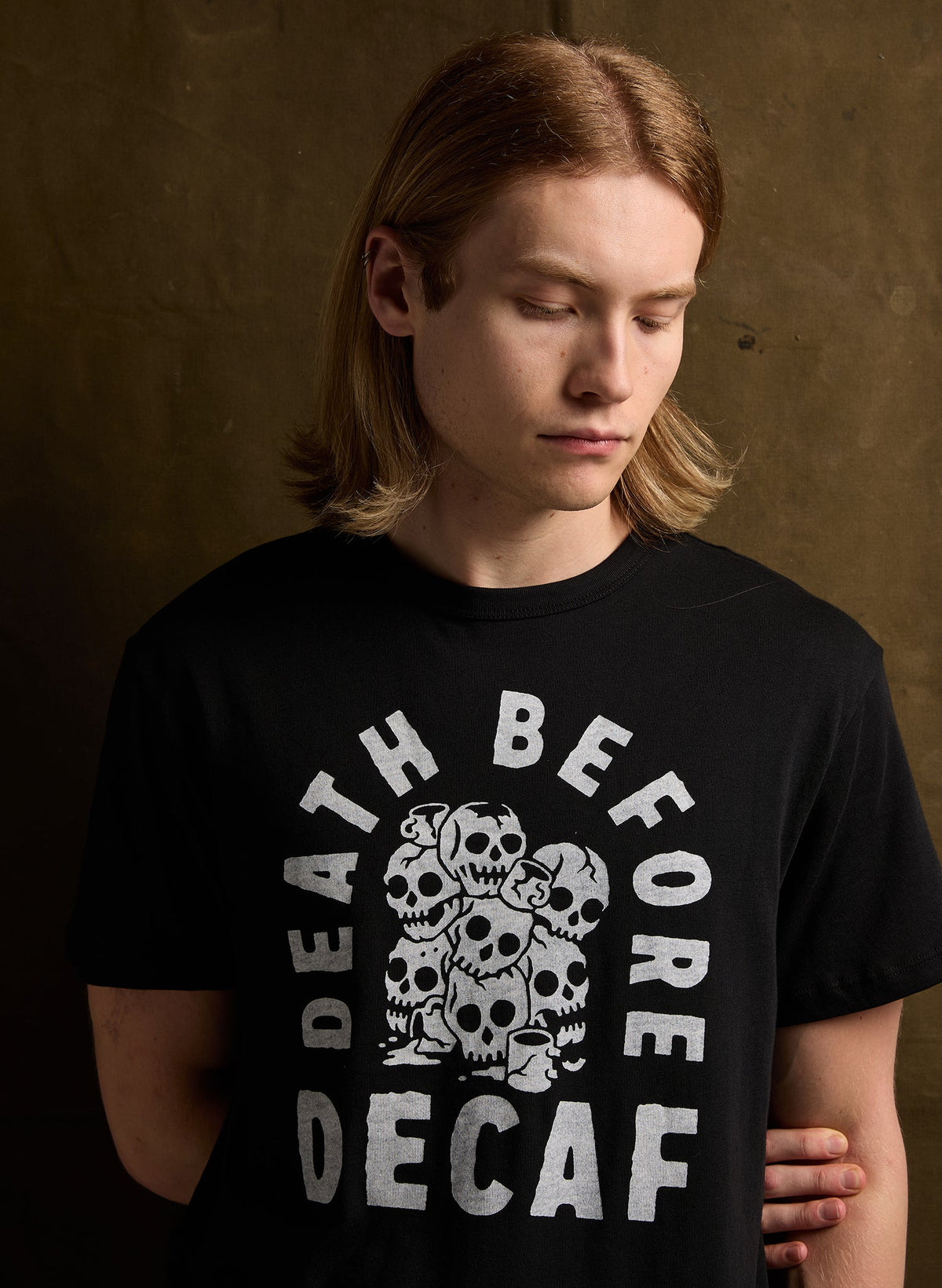 Death Before Decaf Tee