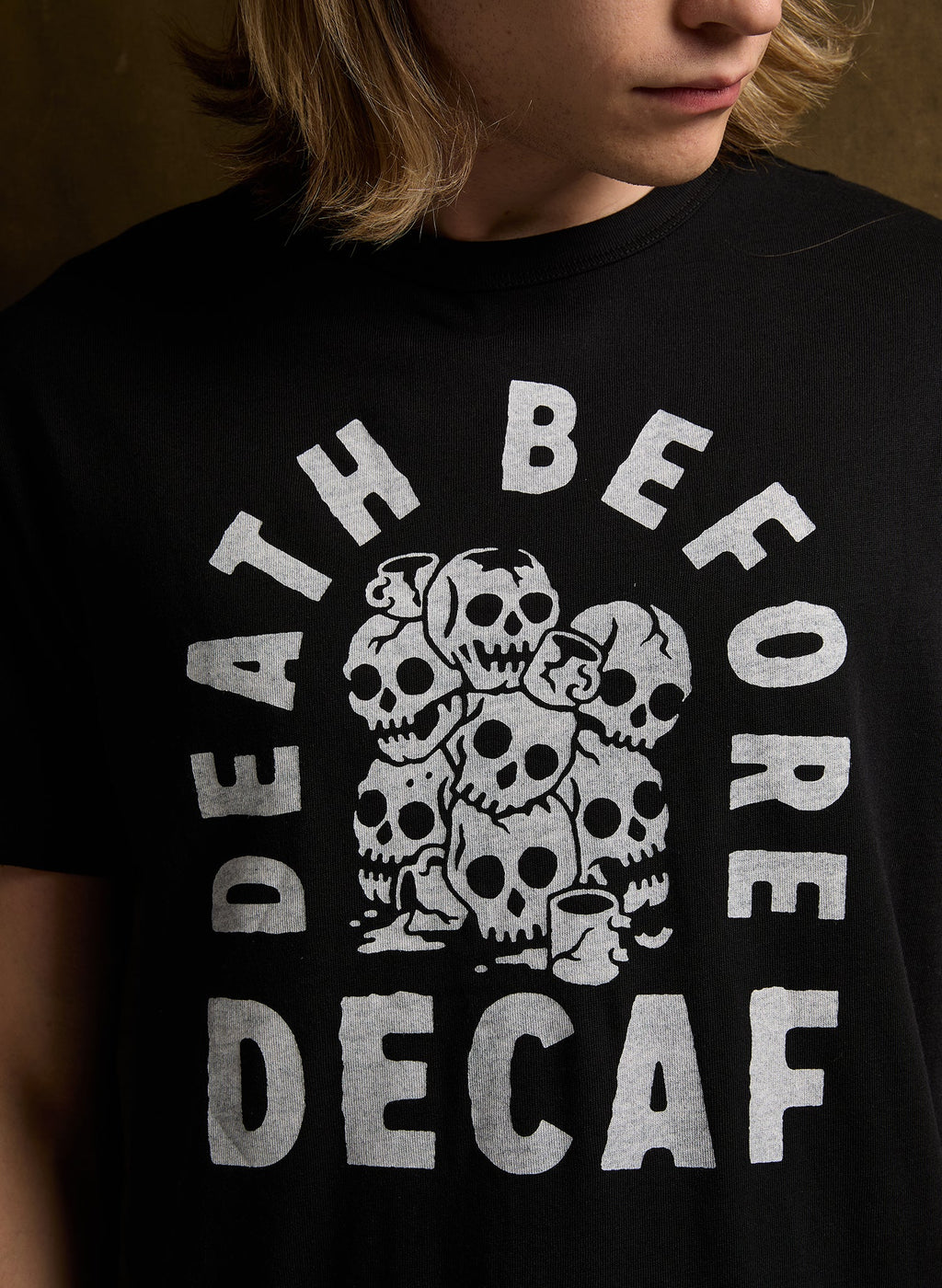 Death Before Decaf Tee